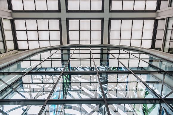 The building common areas and grounds are under routine cleaning services.