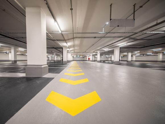 Indoor parking 100 cars