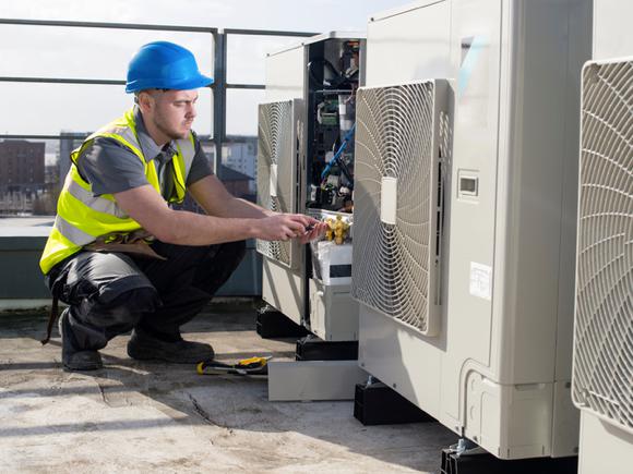 The ventilation system provides 100% fresh filtered air at all times, and never recycles old air from the building